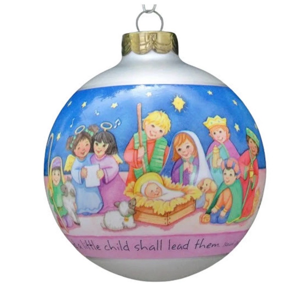 2000 Hallmark Keepsake Celebrate His Birth Christmas Tree Ornament Tammy Haddix